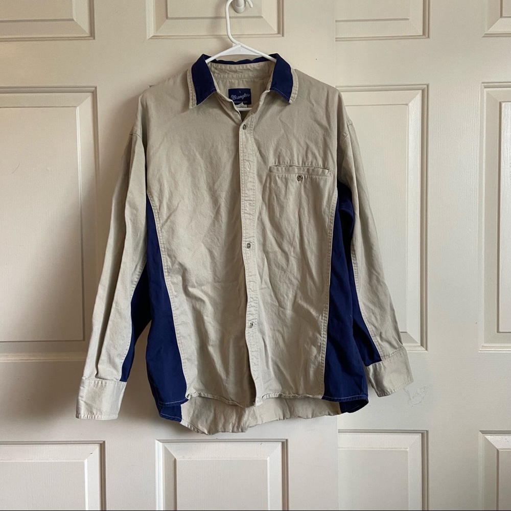 Wrangler two toned button up